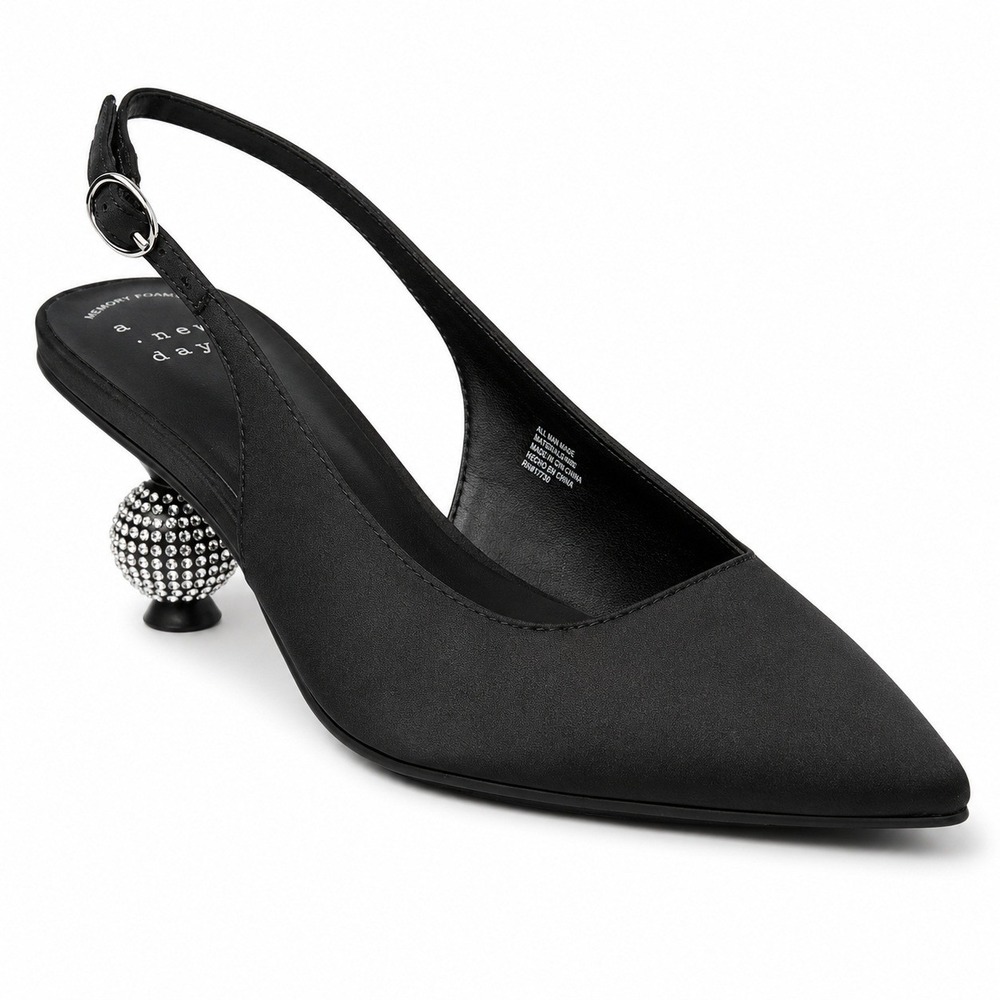Women's Simone Heels by A New Day Black Size 6.5 New‎ With Tags